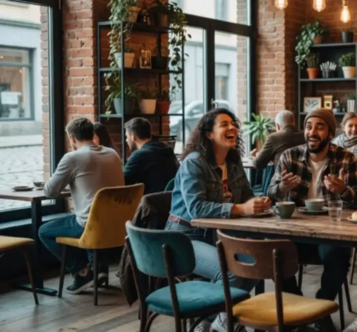 Goście UREvent Services w swobodnej, towarzyskiej atmosferze