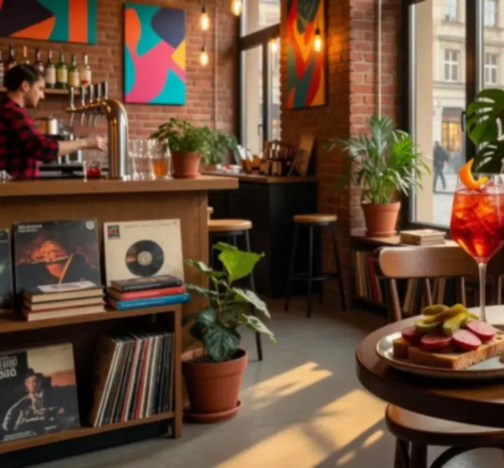 Bar UREvent Services z wyróżnionymi promocjami na drinki.